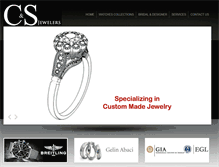 Tablet Screenshot of csjeweler.com